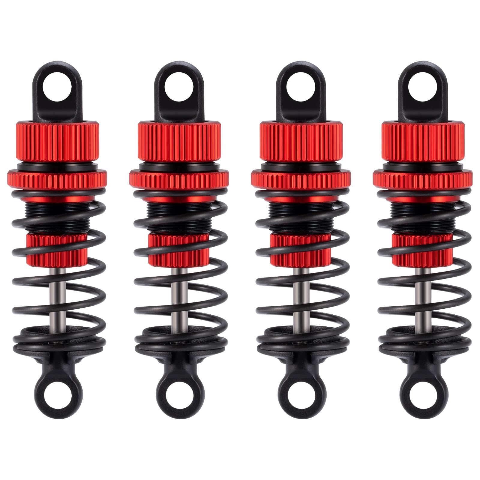 TRZX 4pcs RC Shock Absorbers, Front and Rear Shock Absorbers, 55mm and 62mm, Upgrade Parts for Tamiya TT02 1/10 RC Drift Car (55mm Red)
TRZX 4pcs RC Shock Absorbers, Front and Rear Shock Absorbers, 55mm and 62mm, Upgrade Parts for Tamiya TT02 1/10 RC Drift Car (55mm Red)