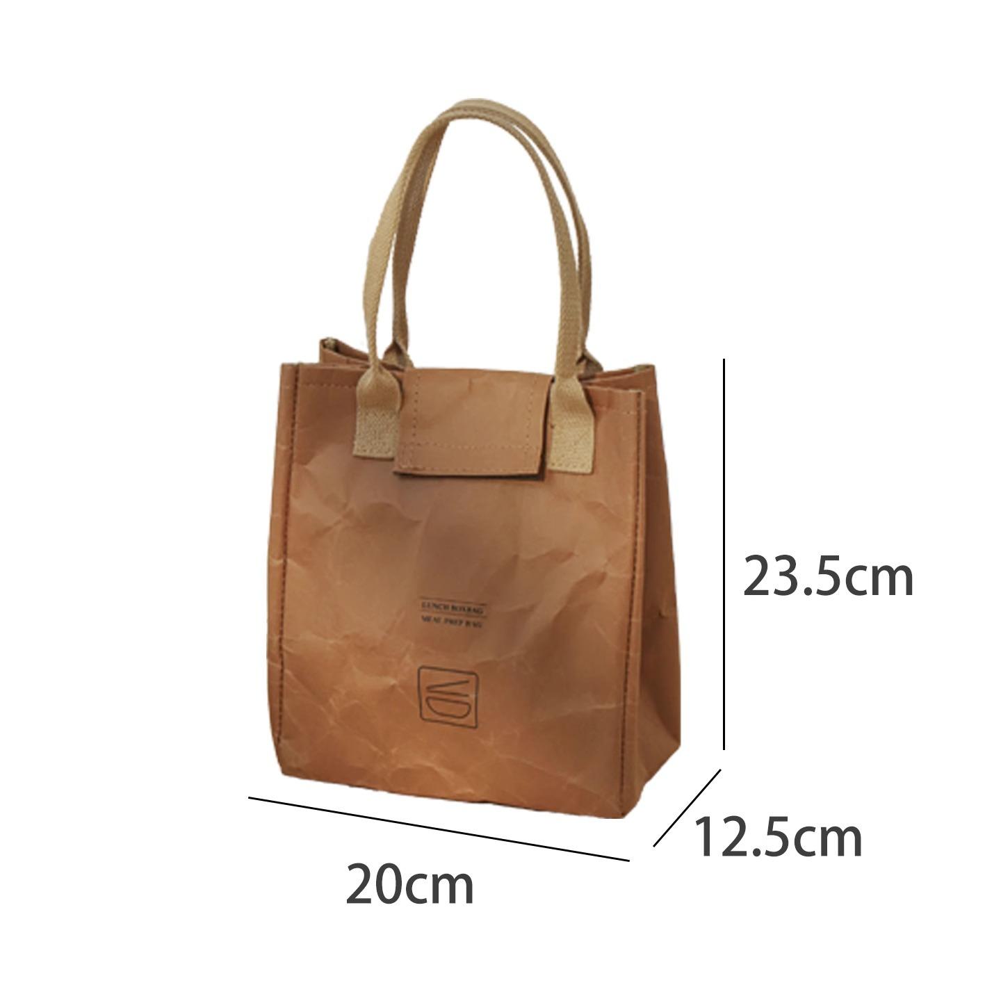 Thickened waterproof kraft paper lunch box bag children s picnic bag student and office worker bento bag
Thickened waterproof kraft paper lunch box bag children s picnic bag student and office worker bento bag