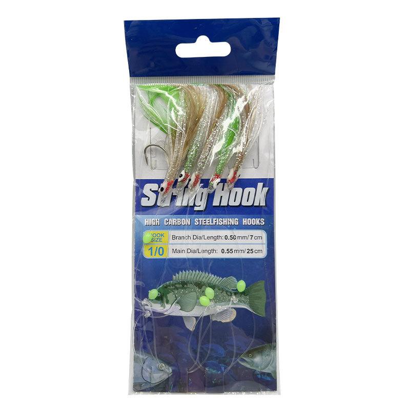 AS Cluster Soft Lure Bimoo Luminous Eel Sabiki Rigs String Hooks Lure Fishes Saury Squid Mackerel Scada Снасти для морской рыбалки
AS Cluster Soft Lure Bimoo Luminous Eel Sabiki Rigs String Hooks Lure Fishes Saury Squid Mackerel Scada Снасти для морской рыбалки