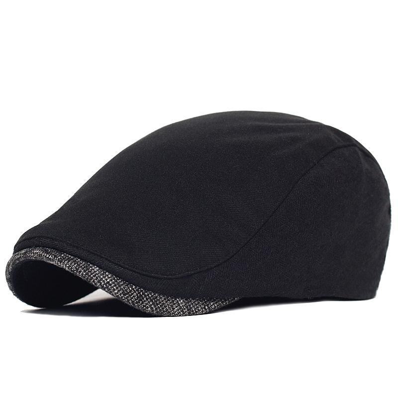 Vintage Herringbone Newsboy Cap Men Winter Thick Warm Casual Stripe Berets Gatsby Flat Hat Peaked Cap Adjustable Patchwork Adjustable 56-59 cm чорний
Vintage Herringbone Newsboy Cap Men Winter Thick Warm Casual Stripe Berets Gatsby Flat Hat Peaked Cap Adjustable Patchwork Adjustable 56-59 cm чорний