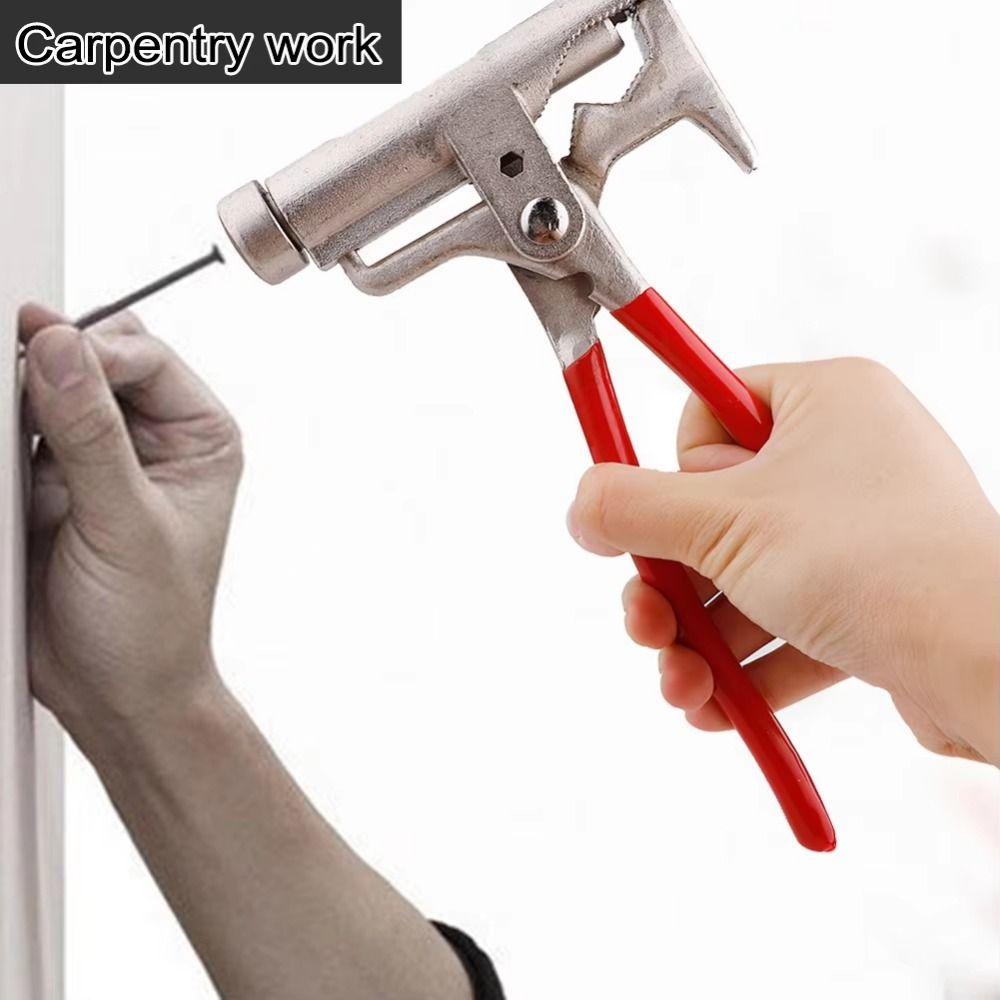 Screwdriver Nail Puller Hammer Multi-function Pipe Wrench Pliers Universal Hammer Carpentry Fitter Universal Hammer
Screwdriver Nail Puller Hammer Multi-function Pipe Wrench Pliers Universal Hammer Carpentry Fitter Universal Hammer