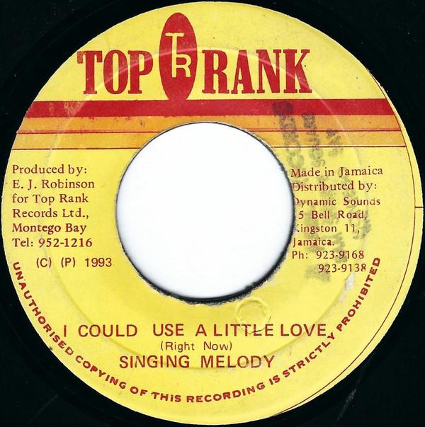 7inch Record SINGING MELODY - I Could Use A little Love NONE Top Rank 1993 Jamaica Reggae, Ska & Dub Used
7inch Record SINGING MELODY - I Could Use A little Love NONE Top Rank 1993 Jamaica Reggae, Ska & Dub Used
