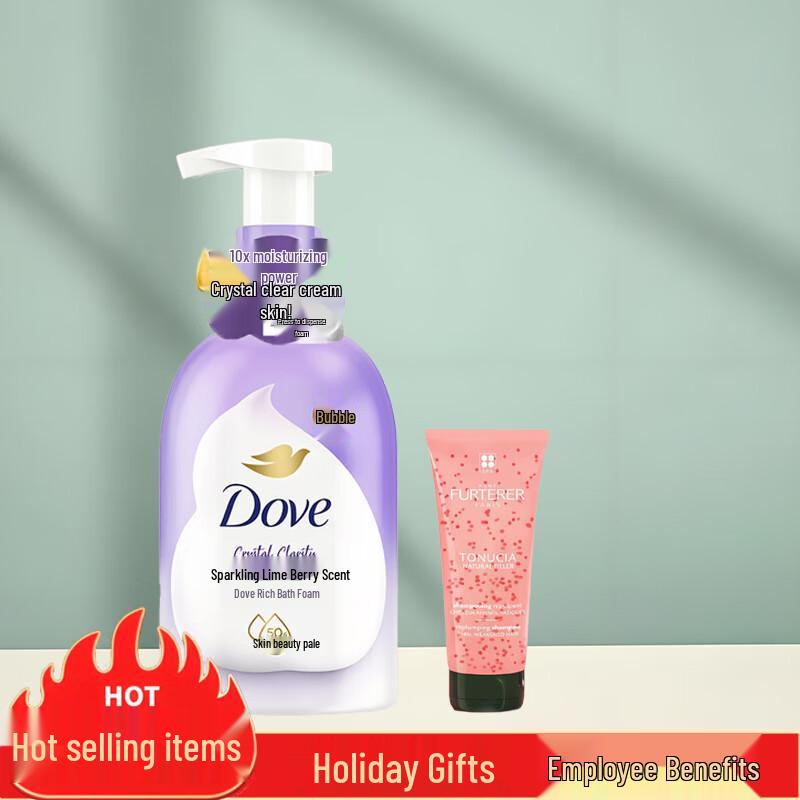 Dove Lime & Berry Foaming Body Wash with Rene Furterer Shampoo
Dove Lime & Berry Foaming Body Wash with Rene Furterer Shampoo