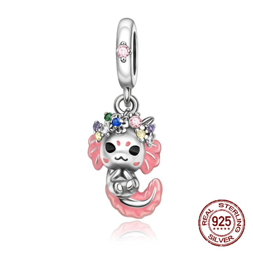 copper Cute Pink Axolotl Walking Fish Pendant Charm Compatible With Authentic Charm Bracelets Women Do It Yourself Jewellery Gift
copper Cute Pink Axolotl Walking Fish Pendant Charm Compatible With Authentic Charm Bracelets Women Do It Yourself Jewellery Gift