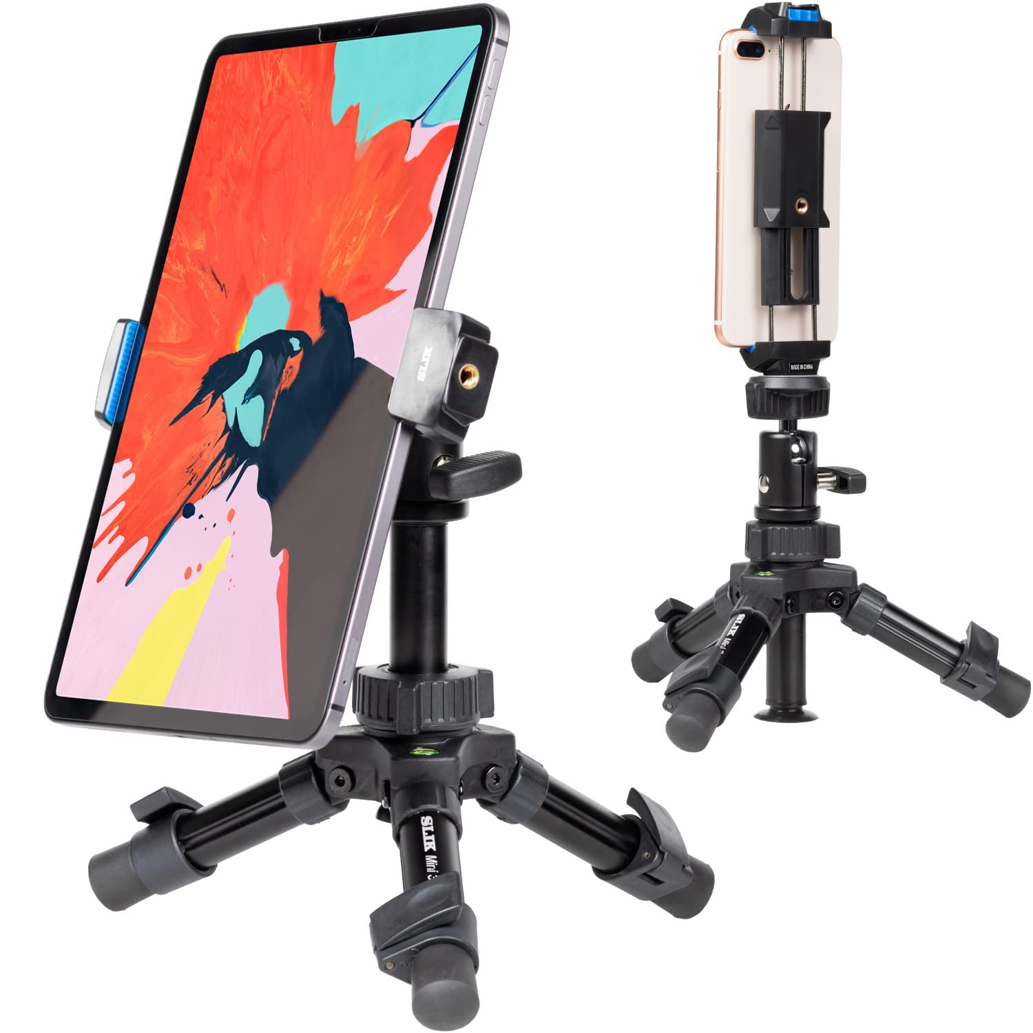 SLIK Smartphone Tripod Mini 3 BH Smartphone Tablet Holder Set Compatible with Widths from 70 to 180 mm Accessory Shoe Equipped Load Capacity 1 kg чёрный
SLIK Smartphone Tripod Mini 3 BH Smartphone Tablet Holder Set Compatible with Widths from 70 to 180 mm Accessory Shoe Equipped Load Capacity 1 kg чёрный