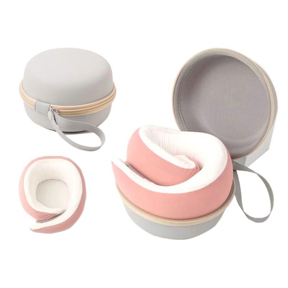 Grey U Type Neck Pillow Case Zipper Round Foam Pillow Box Camping Hard Storage Bag Travel Grey-S
Grey U Type Neck Pillow Case Zipper Round Foam Pillow Box Camping Hard Storage Bag Travel Grey-S