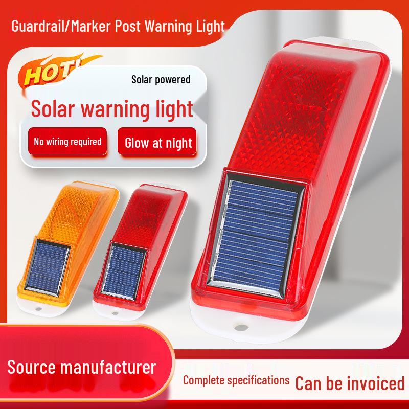 Waterproof LED Solar Fence Traffic Indicator & Nighttime Warning Light жовтий
Waterproof LED Solar Fence Traffic Indicator & Nighttime Warning Light жовтий