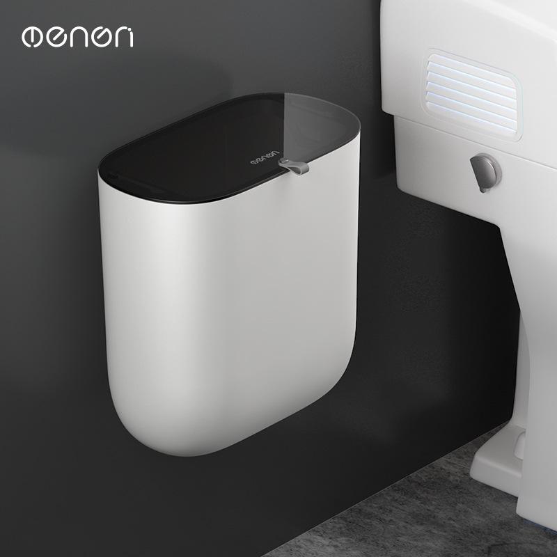 Wall-Mounted Hanging Bathroom & Kitchen Trash Can with Lid, Nail-Free Design гагат/чёрный
Wall-Mounted Hanging Bathroom & Kitchen Trash Can with Lid, Nail-Free Design гагат/чёрный