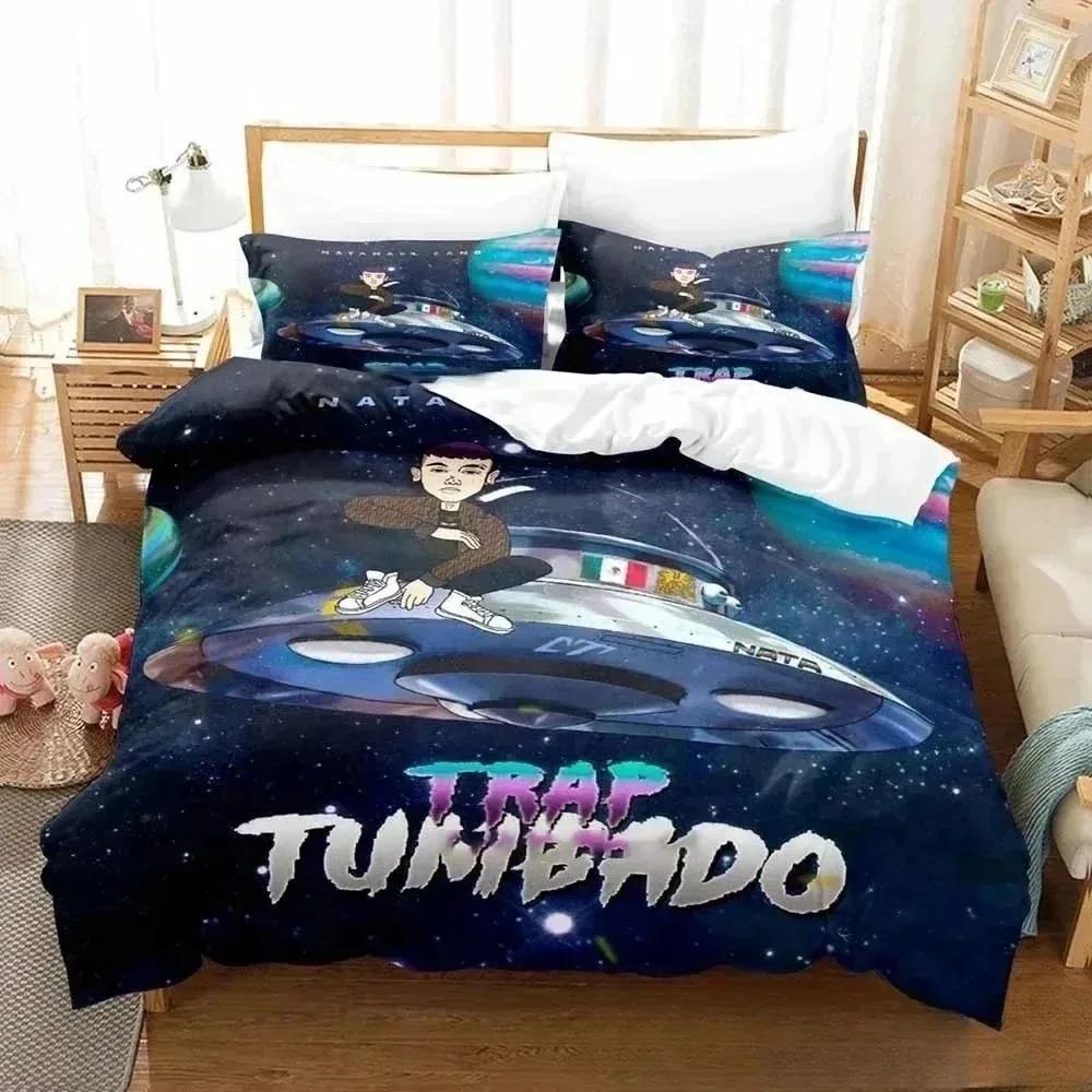 New 3D Print Music B-Band Natanael Cano Bedding Set Double Twin King Duvet Cover Comforter Pillowcase Boys Girls Adults Bedroom 70x133cm 2pcs
New 3D Print Music B-Band Natanael Cano Bedding Set Double Twin King Duvet Cover Comforter Pillowcase Boys Girls Adults Bedroom 70x133cm 2pcs