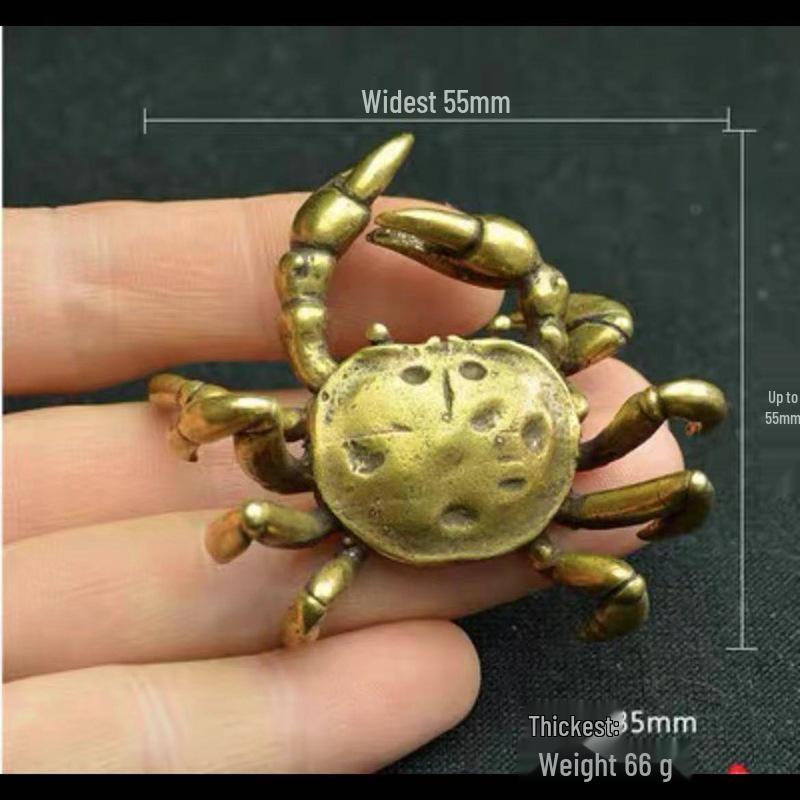 Денежный краб из латуни, ornament для декора дома и магазина
Денежный краб из латуни, ornament для декора дома и магазина