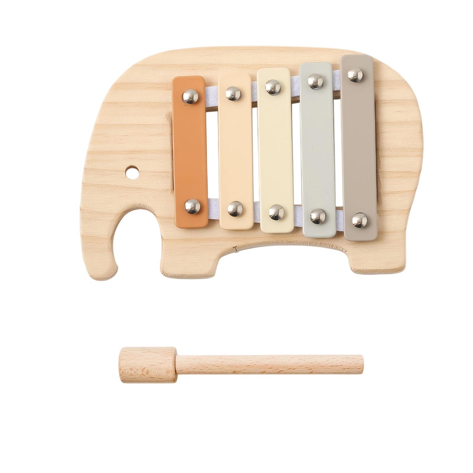 Wooden Elephant Shape Xylophone Musical Instrument Toy for Toddlers Early Learning Handheld Percussion Educational Toy for Kids One Size
Wooden Elephant Shape Xylophone Musical Instrument Toy for Toddlers Early Learning Handheld Percussion Educational Toy for Kids One Size