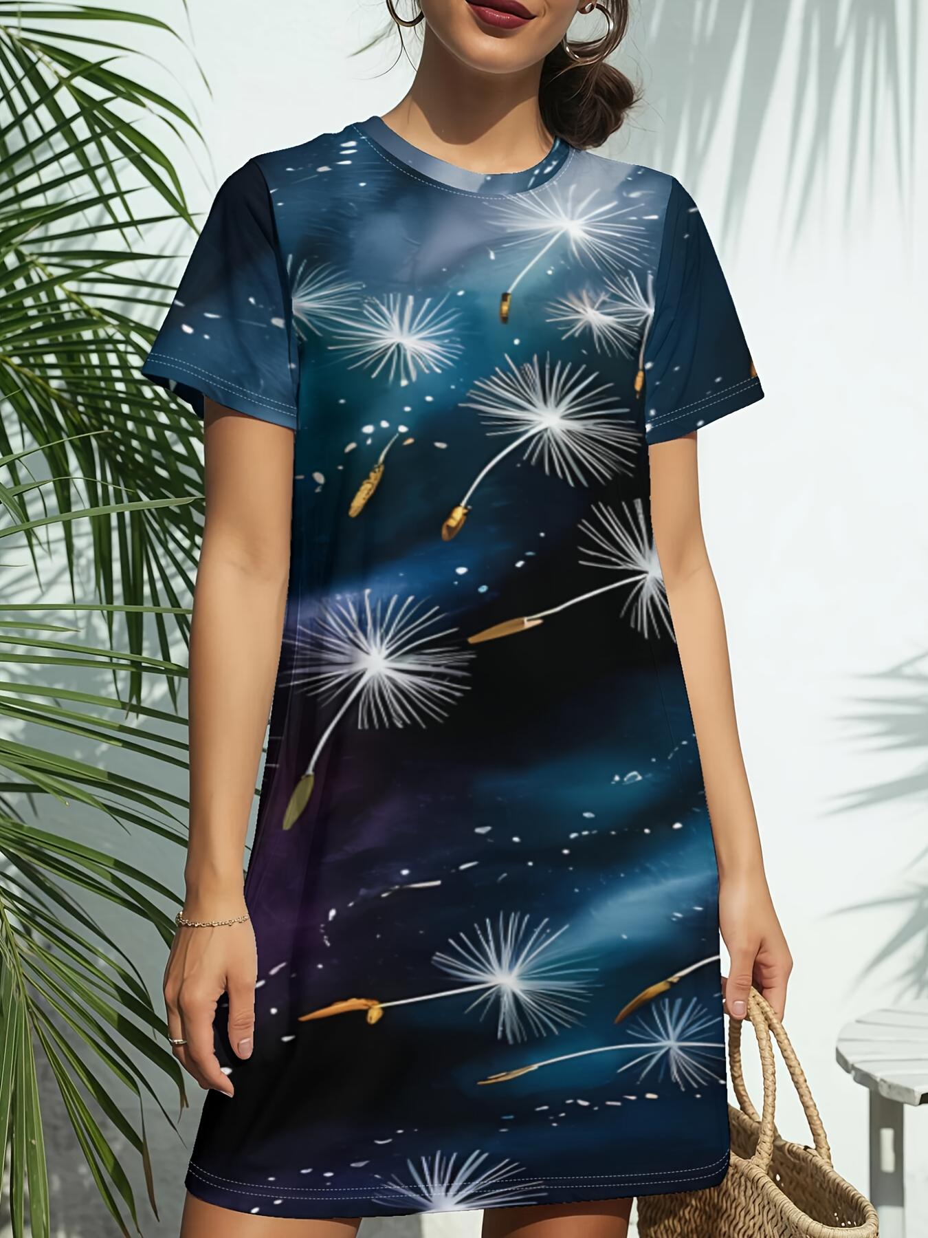 Women s New Crew Neck Short Sleeve T-Shirt Dress. American Trend Digital Print. Casual ; Versatile for Spring and Summer. Elegant ; Chic Wome s Dres 8XL дубильна кора
Women s New Crew Neck Short Sleeve T-Shirt Dress. American Trend Digital Print. Casual ; Versatile for Spring and Summer. Elegant ; Chic Wome s Dres 8XL дубильна кора