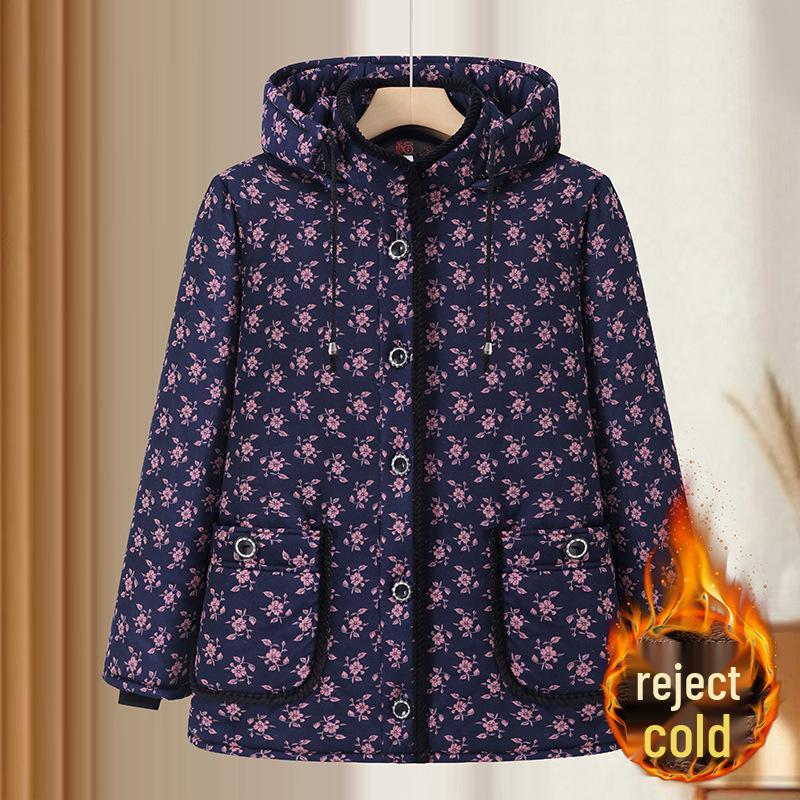 Fleece-Lined Cotton Padded Jacket for Middle-Aged and Elderly Women - Thick, Warm Autumn/Winter Coat 3XL
Fleece-Lined Cotton Padded Jacket for Middle-Aged and Elderly Women - Thick, Warm Autumn/Winter Coat 3XL