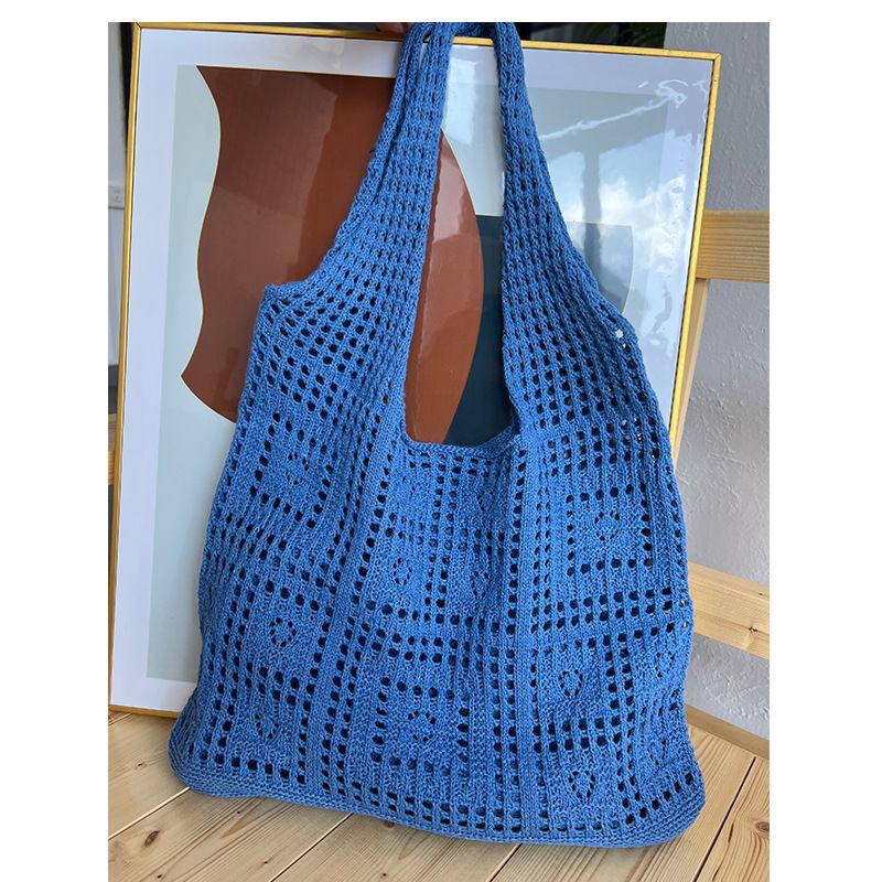 Vintage Knitted Mesh Woven Wool Shoulder Handbag for Women тёмно-синий
Vintage Knitted Mesh Woven Wool Shoulder Handbag for Women тёмно-синий