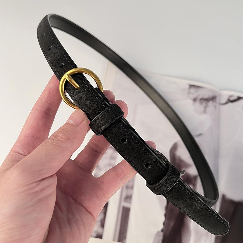 Ретро матовый ремень из коровьей кожи женский из натуральной кожи повседневный для брюк джинсов, женский ремень в корейском стиле высокого класса, женский ремень 105cm
Ретро матовый ремень из коровьей кожи женский из натуральной кожи повседневный для брюк джинсов, женский ремень в корейском стиле высокого класса, женский ремень 105cm