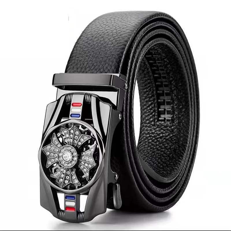 Fashionable Young Mens Leather Automatic Buckle Belt With Unique Texture Grain StyleRR
Fashionable Young Mens Leather Automatic Buckle Belt With Unique Texture Grain StyleRR