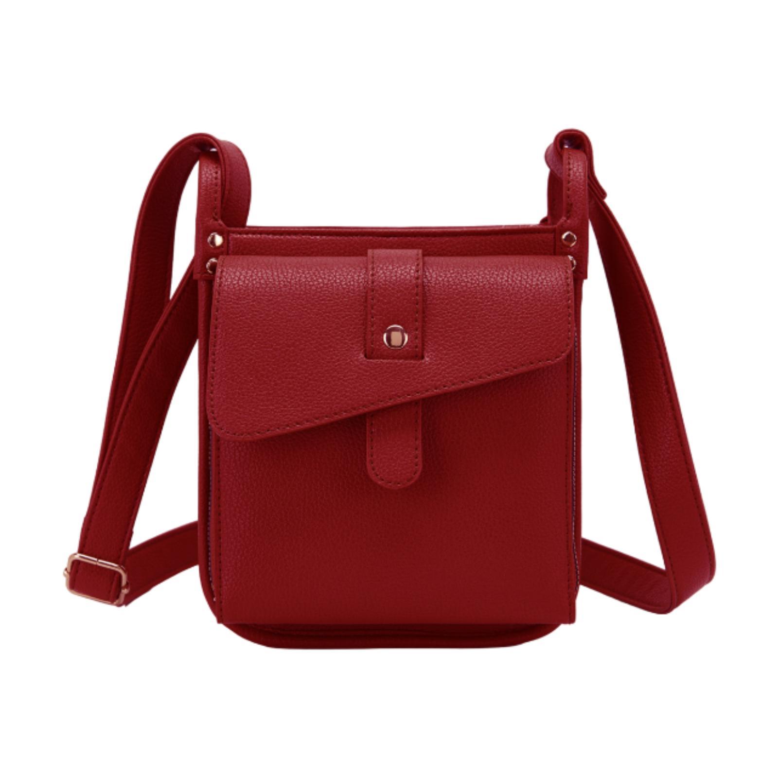 Leather Shoulder Bag Casual Wallet Shopping Bag Satchel Crossbody Bag Purse for Business Outdoor Travel Commuting Woman and Man червоний
Leather Shoulder Bag Casual Wallet Shopping Bag Satchel Crossbody Bag Purse for Business Outdoor Travel Commuting Woman and Man червоний