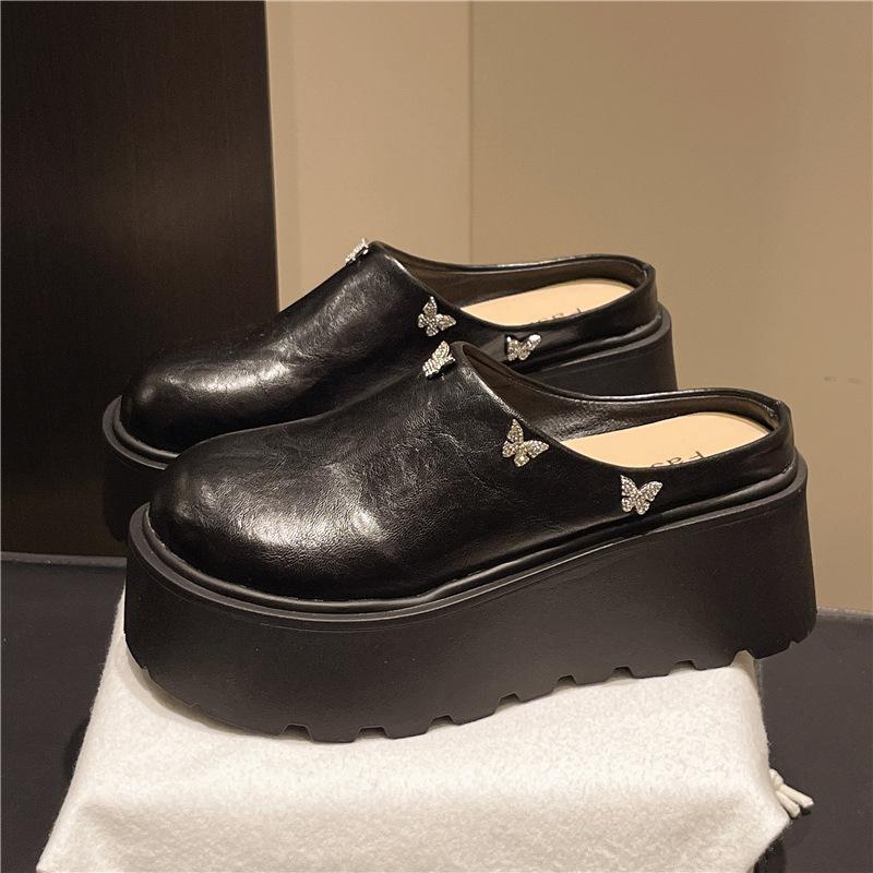 French comfortable to wear non-slip breathable flat thick bottom slippers Mueller shoes fashionable and versatile women s home outdoor sandals 40 чёрный
French comfortable to wear non-slip breathable flat thick bottom slippers Mueller shoes fashionable and versatile women s home outdoor sandals 40 чёрный