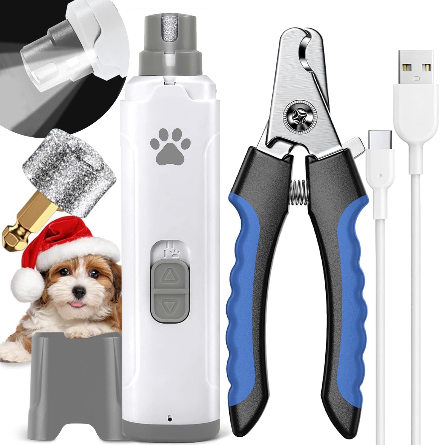 QULITO Cat Nail Dog Nail Clipper with LED 2 Low Low Dog and Cat Nail Easy to Use for Easy to Suitable for and Large Pets Clipper, Light, Speeds, білий
QULITO Cat Nail Dog Nail Clipper with LED 2 Low Low Dog and Cat Nail Easy to Use for Easy to Suitable for and Large Pets Clipper, Light, Speeds, білий