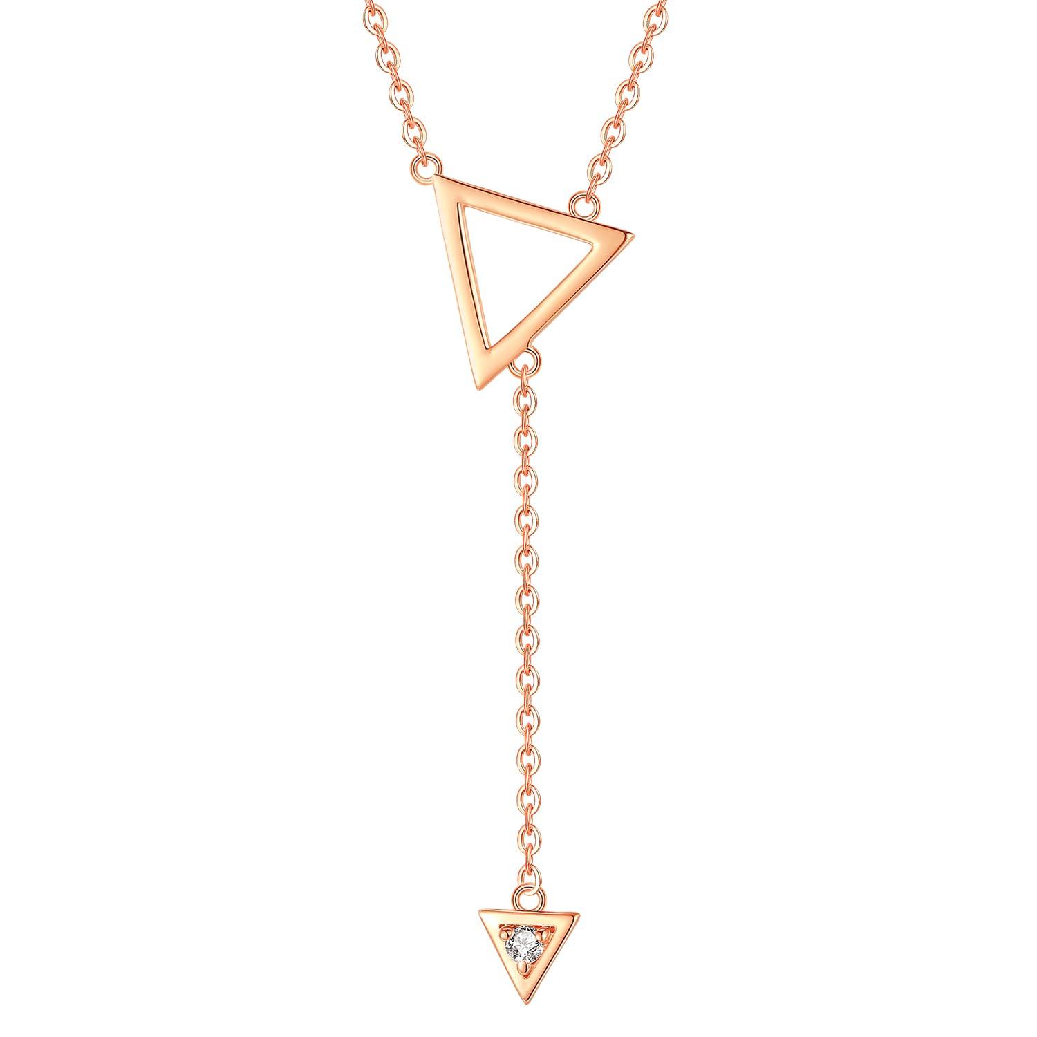 Natural Diamond Necklace for Women K18 Pink Gold Triangle Geometric Pendant Natural Stone Swaying Birthday Anniversary Christmas Present Gift Wrapping
Natural Diamond Necklace for Women K18 Pink Gold Triangle Geometric Pendant Natural Stone Swaying Birthday Anniversary Christmas Present Gift Wrapping