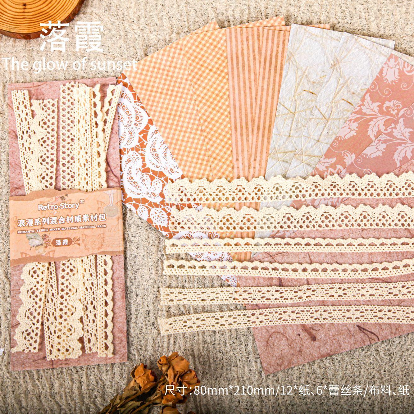 18Pcs Lace Trim Journal DIY Decorative Papers Multi - Style No Repeat Greeting Card Envelope Decor Supplies
18Pcs Lace Trim Journal DIY Decorative Papers Multi - Style No Repeat Greeting Card Envelope Decor Supplies