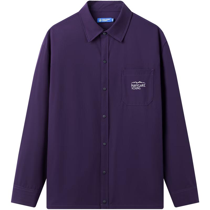 NVG·YOUNG Men s Casual Loose Long-Sleeve Shirt XL
NVG·YOUNG Men s Casual Loose Long-Sleeve Shirt XL