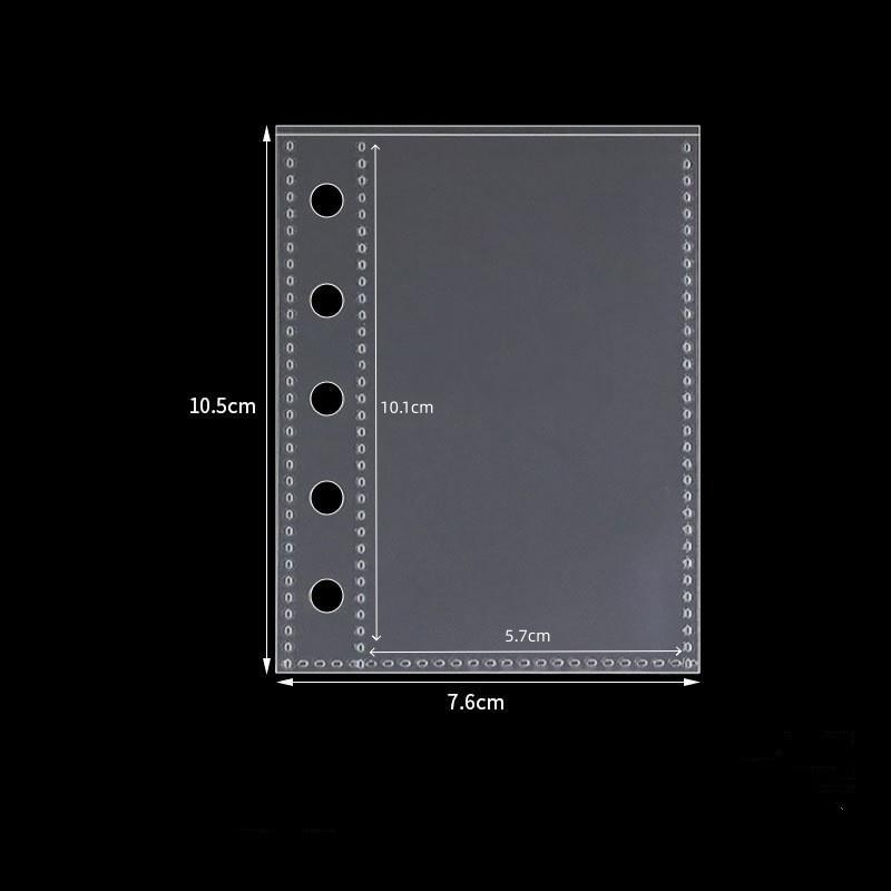 M5 Binder Notebook Transparent 5-Ring Mini Binder Pvc Photo Album Card Holder For Collecting Stamps Cards Receipts Diy Scrapbook
M5 Binder Notebook Transparent 5-Ring Mini Binder Pvc Photo Album Card Holder For Collecting Stamps Cards Receipts Diy Scrapbook