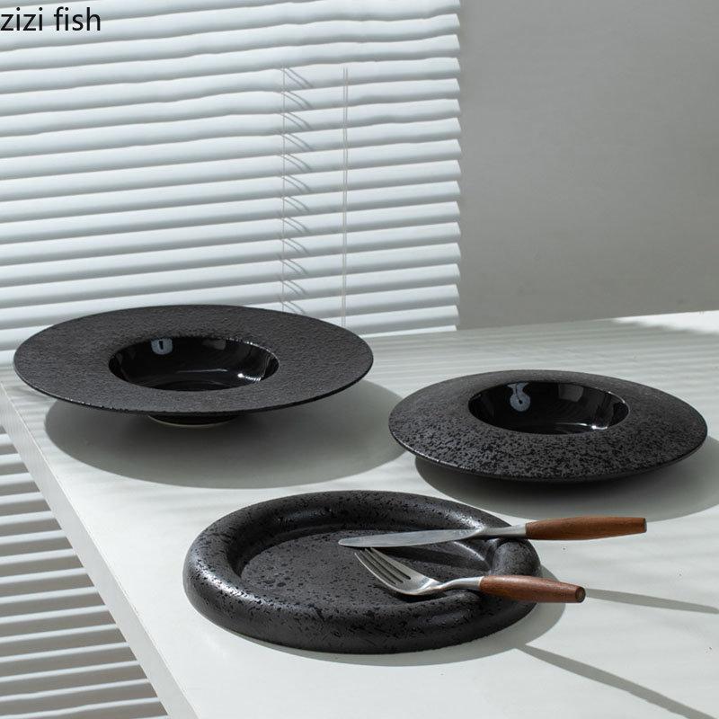 Ceramic Dinner Plate Retro Creative Thick Soup Plate Steak Plate Pasta Plates Dessert Plates Snack Plates Solid Color Tableware
Ceramic Dinner Plate Retro Creative Thick Soup Plate Steak Plate Pasta Plates Dessert Plates Snack Plates Solid Color Tableware