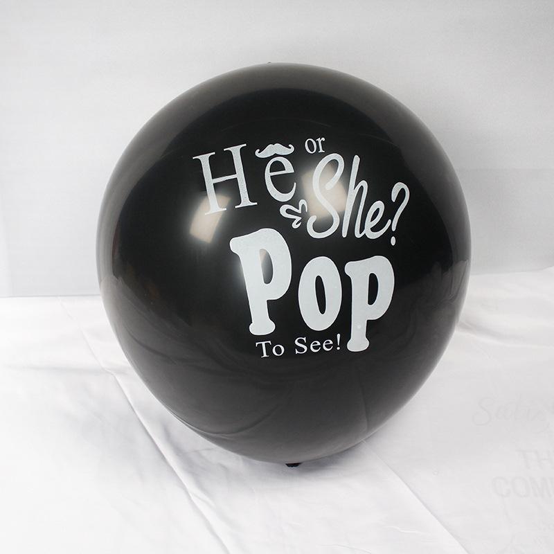 1PC 36-inch Baby Gender Revealing Balloon Thickened Latex Black Balloons Boy Or Girl Party Decoration Balloon 36inch 1pc
1PC 36-inch Baby Gender Revealing Balloon Thickened Latex Black Balloons Boy Or Girl Party Decoration Balloon 36inch 1pc