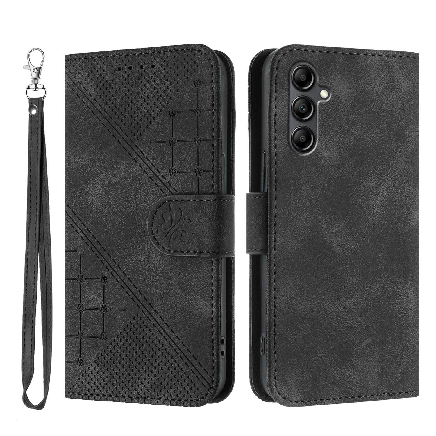For Samsung Galaxy A15 5G/Galaxy A15 4G Leather Wallet Case Butterfly Flower Imprinted Phone Cover with Strap Black
For Samsung Galaxy A15 5G/Galaxy A15 4G Leather Wallet Case Butterfly Flower Imprinted Phone Cover with Strap Black