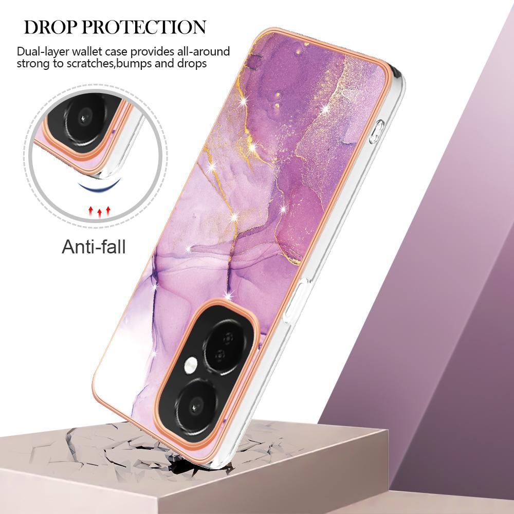 For OnePlus Nord CE 3 Lite 5G/Nord N30 5G TPU Case with IMD Marble Pattern Electroplated Back Cover White 006
For OnePlus Nord CE 3 Lite 5G/Nord N30 5G TPU Case with IMD Marble Pattern Electroplated Back Cover White 006