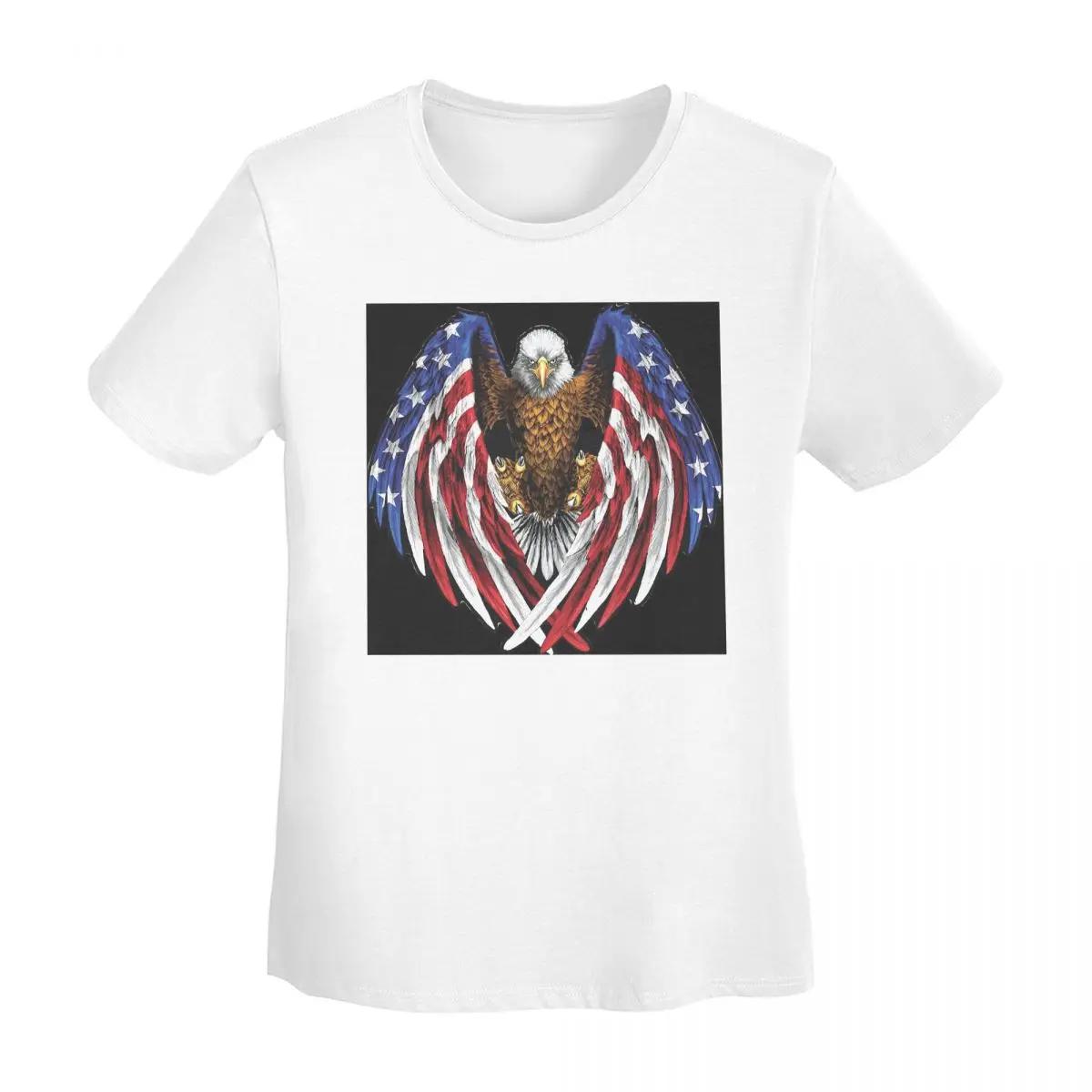 American Bald Eagle USA Flag TShirt Women Short Sleeve T Shirts Round Neck Streetwear Cotton Summer Tees Streetwear S
American Bald Eagle USA Flag TShirt Women Short Sleeve T Shirts Round Neck Streetwear Cotton Summer Tees Streetwear S