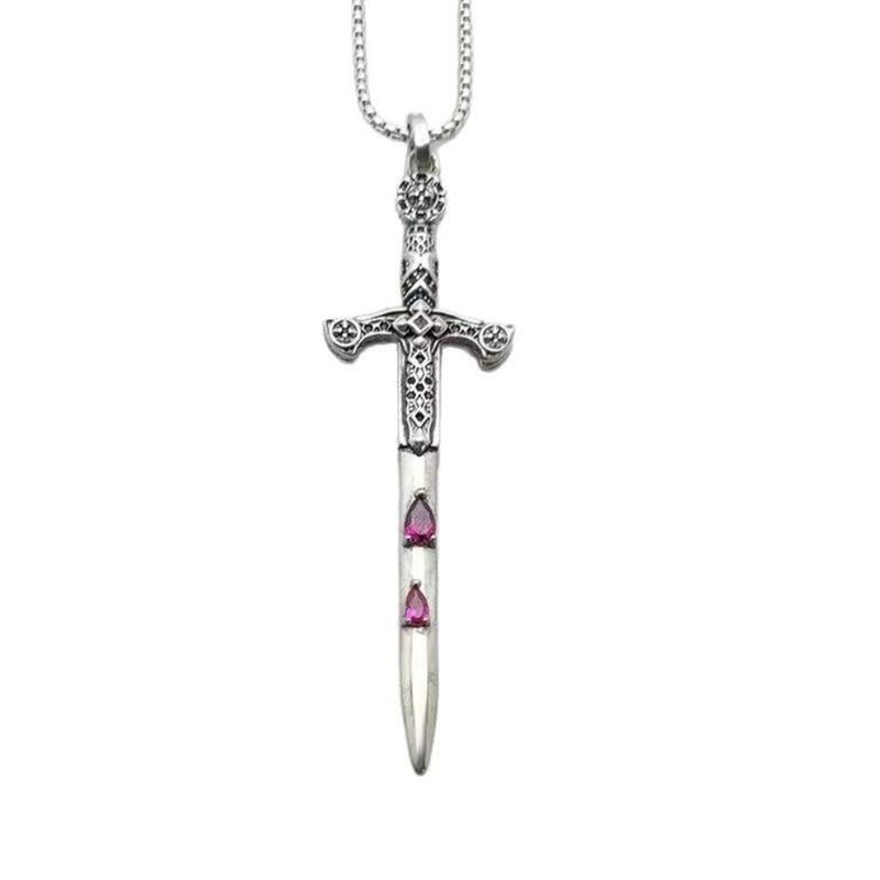 Exquisite Swords Pendant Necklace Gothic Necklace Alloy Texture Suitable for Durability Wear and Various Occasions 1
Exquisite Swords Pendant Necklace Gothic Necklace Alloy Texture Suitable for Durability Wear and Various Occasions 1