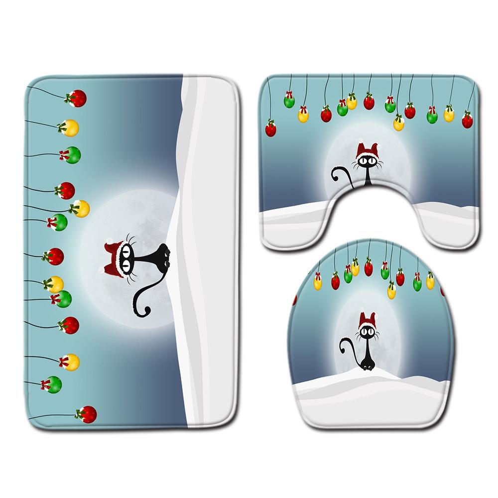 Christmas Bathroom Floor Mat Toilet Three-Piece Set 45cmx75cm
Christmas Bathroom Floor Mat Toilet Three-Piece Set 45cmx75cm