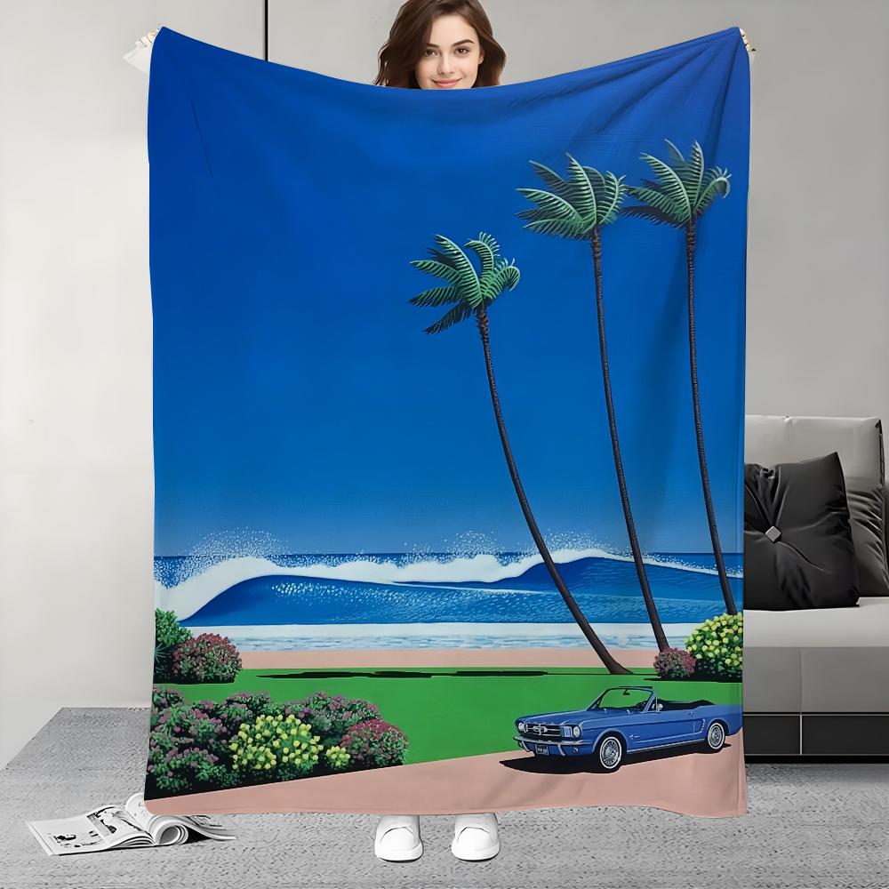 Hiroshi Nagai Vaporwave Japan Beach City Summer Blanket Design Lightweight For Dorms, Naps, Living Room, Office,Sofa,All-Season 75x90cm
Hiroshi Nagai Vaporwave Japan Beach City Summer Blanket Design Lightweight For Dorms, Naps, Living Room, Office,Sofa,All-Season 75x90cm