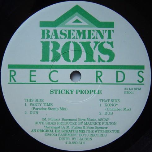 12inch Record STICKY PEOPLE Party Time Kong BB001 Basement Boys R 1994 US Dance Electronica Used
12inch Record STICKY PEOPLE Party Time Kong BB001 Basement Boys R 1994 US Dance Electronica Used