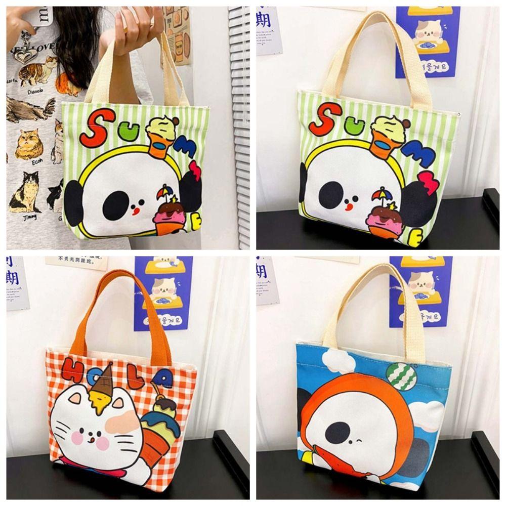 Bear Cartoon Animal Handbag Letter Plaid Mommy Bag Portable Canvas Cat Tote Bag Shopping
Bear Cartoon Animal Handbag Letter Plaid Mommy Bag Portable Canvas Cat Tote Bag Shopping