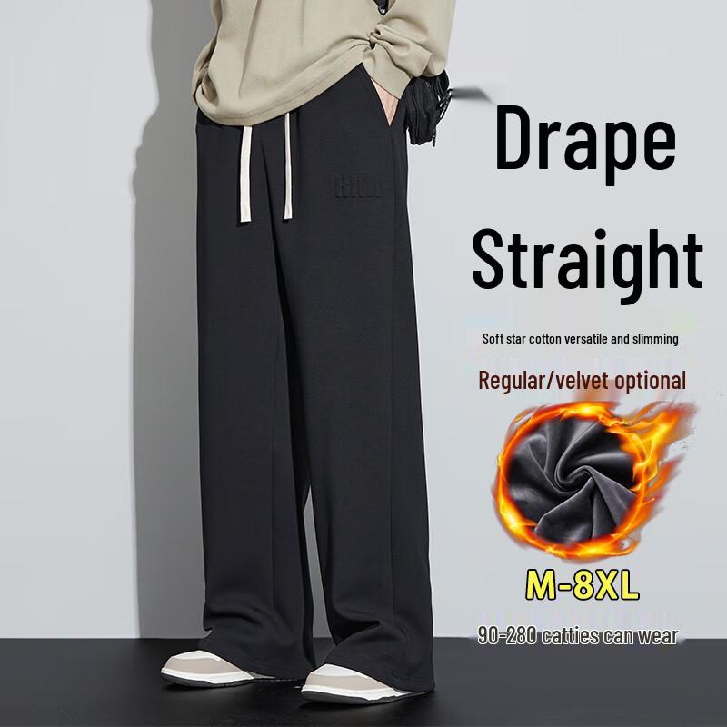 Мужские осенне-зимние тяжелые трикотажные повседневные брюки прямого кроя 5XL
Мужские осенне-зимние тяжелые трикотажные повседневные брюки прямого кроя 5XL