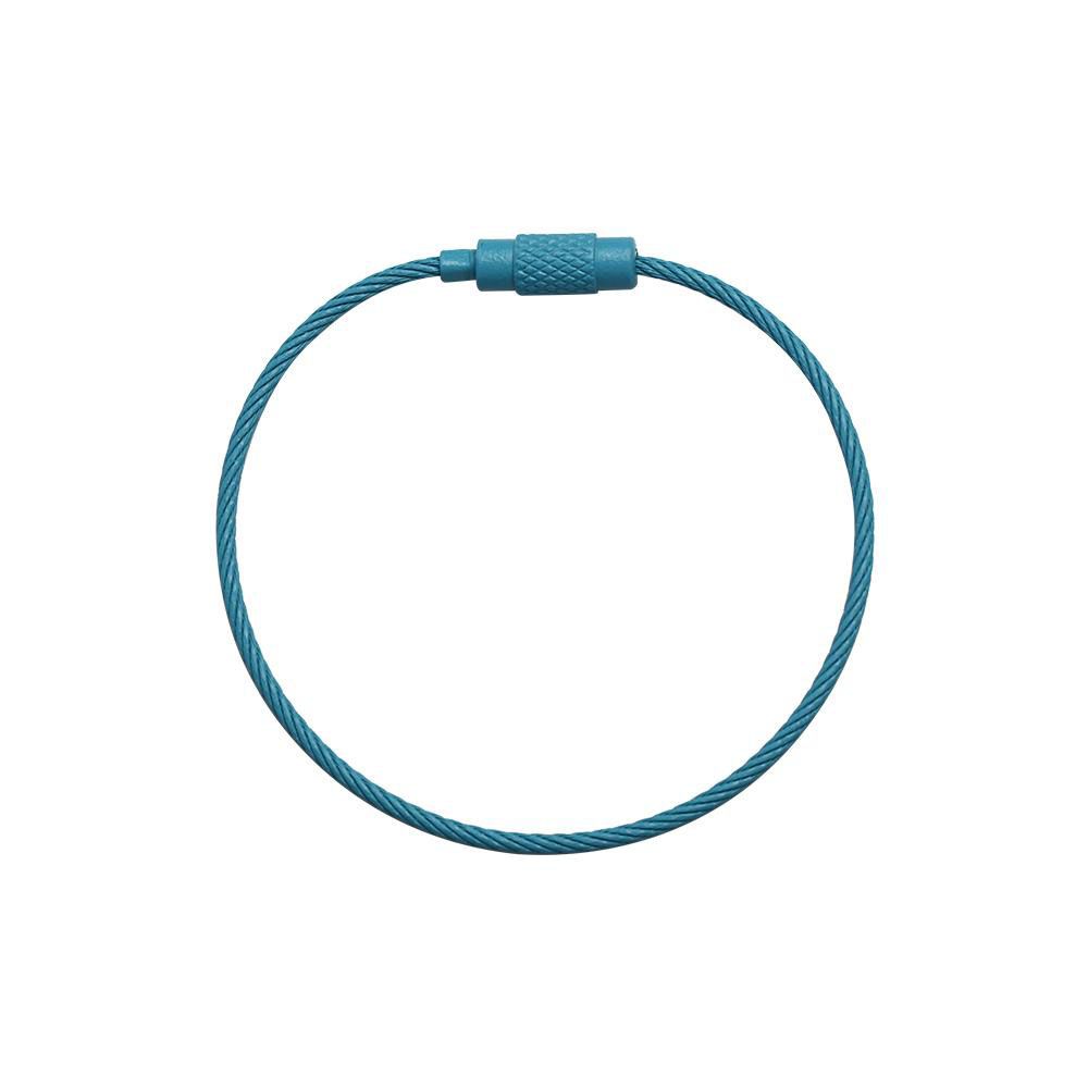 1.5*150mm Stainless Steel Luggage Tag Circle Loop Cable Wire EDC Keyring Screw Lock Keychain Rope синий
1.5*150mm Stainless Steel Luggage Tag Circle Loop Cable Wire EDC Keyring Screw Lock Keychain Rope синий
