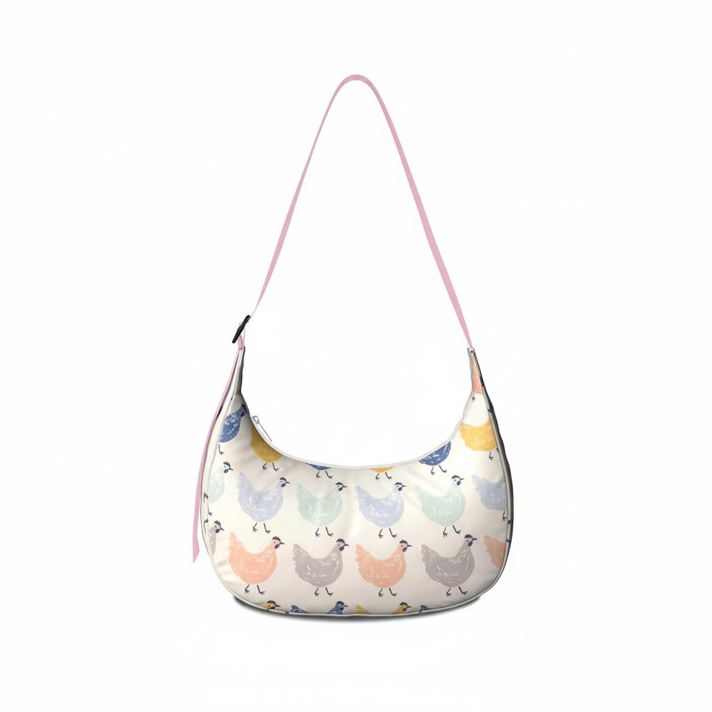 Chicken Printed Pu Waterproof Crescent Shoulder Bag Picture Custom Women S Adjustable Shoulder Strap Underarm Bag
Chicken Printed Pu Waterproof Crescent Shoulder Bag Picture Custom Women S Adjustable Shoulder Strap Underarm Bag