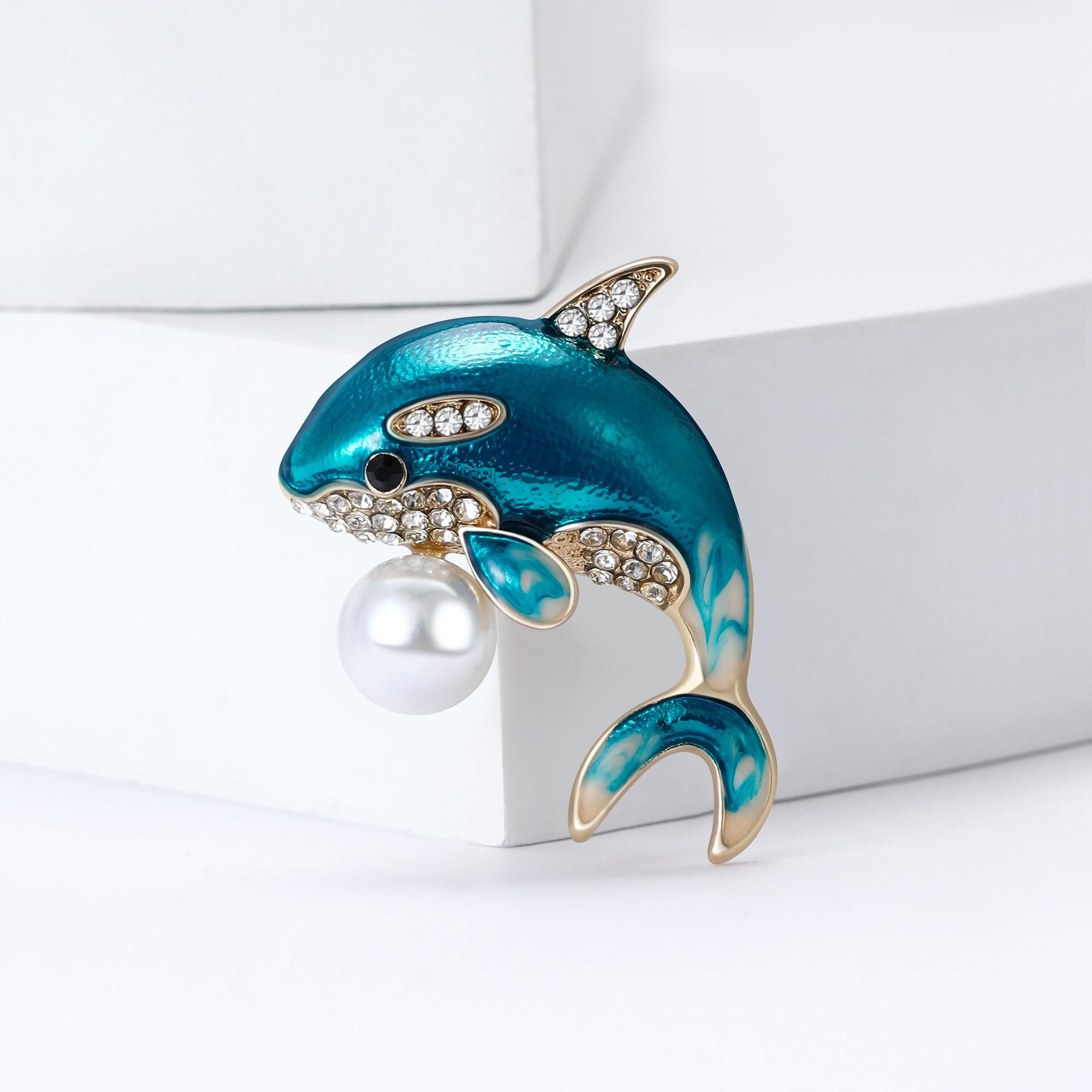 Fashion Enamel Whale Brooches for Women Rhinestone Sea Animal Pins Event Party Gifts New Backpack Decoration Clothes Accessories
Fashion Enamel Whale Brooches for Women Rhinestone Sea Animal Pins Event Party Gifts New Backpack Decoration Clothes Accessories