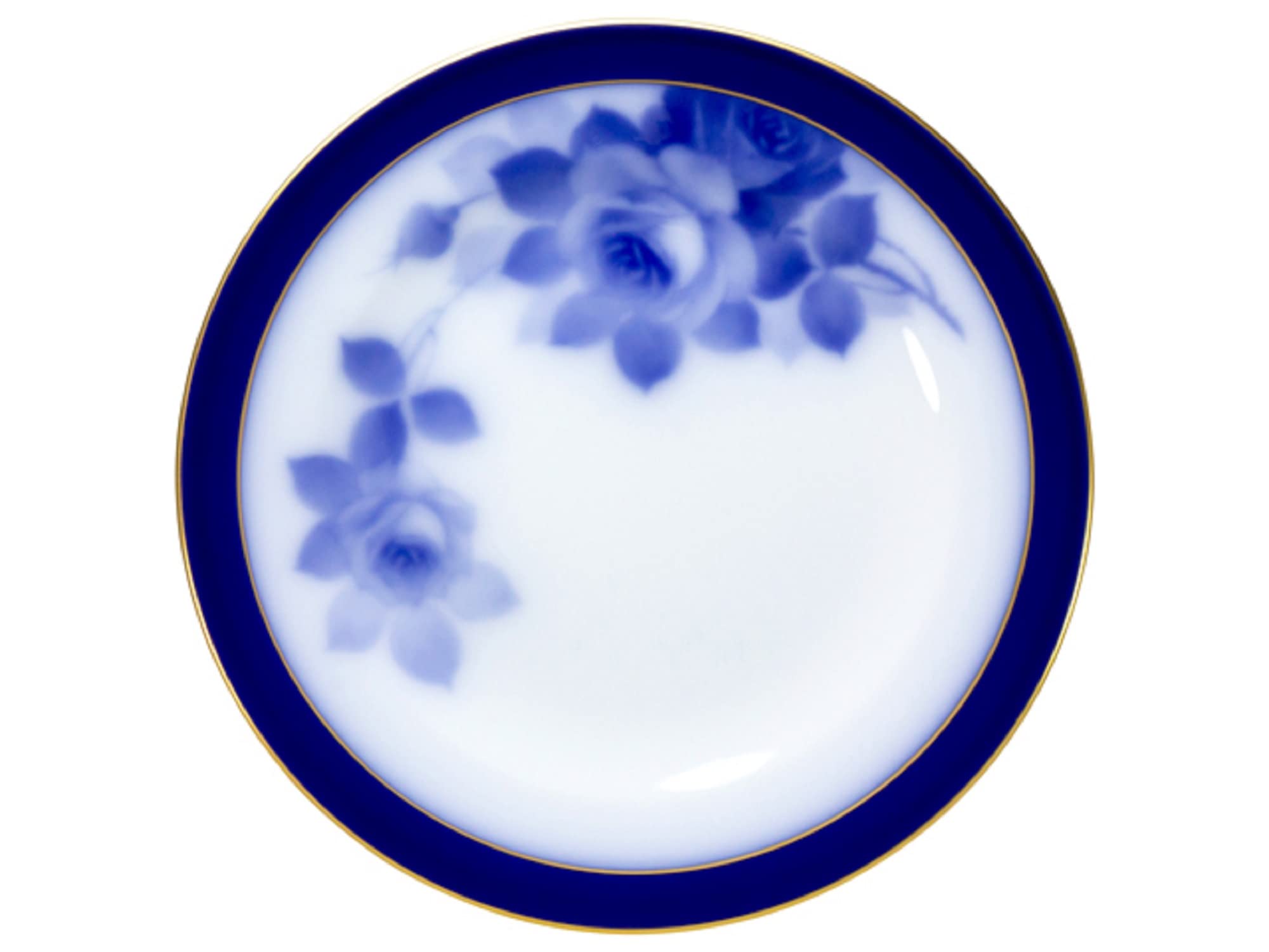 Okura Pottery 100th Anniversary Blue Rose 17cm Bread Plate, Made in Japan, 4h/8011-r
Okura Pottery 100th Anniversary Blue Rose 17cm Bread Plate, Made in Japan, 4h/8011-r