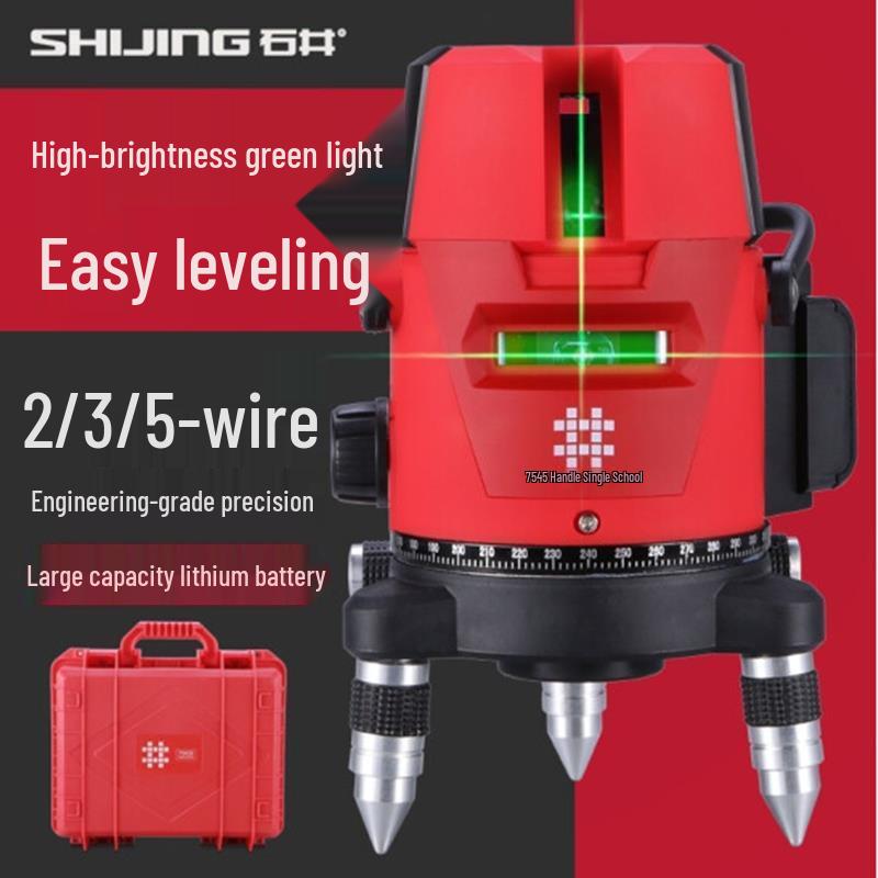 Ishii High Precision Infrared Laser Level: 2, 3, and 5-Line Automatic Leveling with Strong Light and Fine Line Accuracy 1010387593
Ishii High Precision Infrared Laser Level: 2, 3, and 5-Line Automatic Leveling with Strong Light and Fine Line Accuracy 1010387593