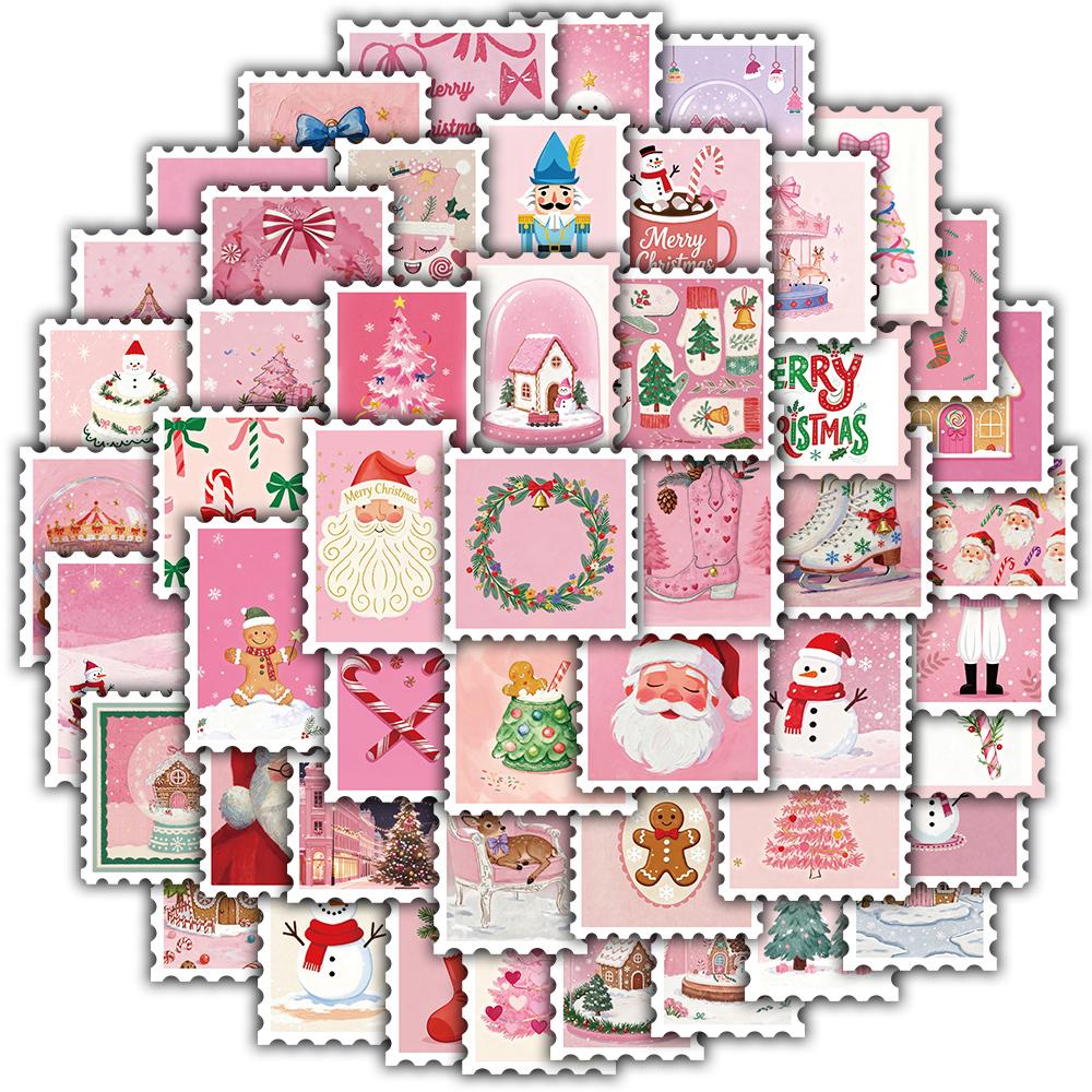 50PCS Happy Pink Christmas Stamps Sticker Creative Luggage Cartoon Phone Graffiti Cafe Bicycle Aesthetic Art Decor Stickers
50PCS Happy Pink Christmas Stamps Sticker Creative Luggage Cartoon Phone Graffiti Cafe Bicycle Aesthetic Art Decor Stickers