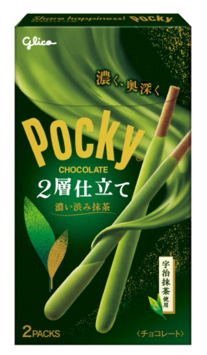 Ezaki Glico Pocky bitter Ezaki Pocky matcha chocolate 2 bags 2-layered, rich, matcha, Glico, sweets, chocolate, glico,
Ezaki Glico Pocky bitter Ezaki Pocky matcha chocolate 2 bags 2-layered, rich, matcha, Glico, sweets, chocolate, glico,