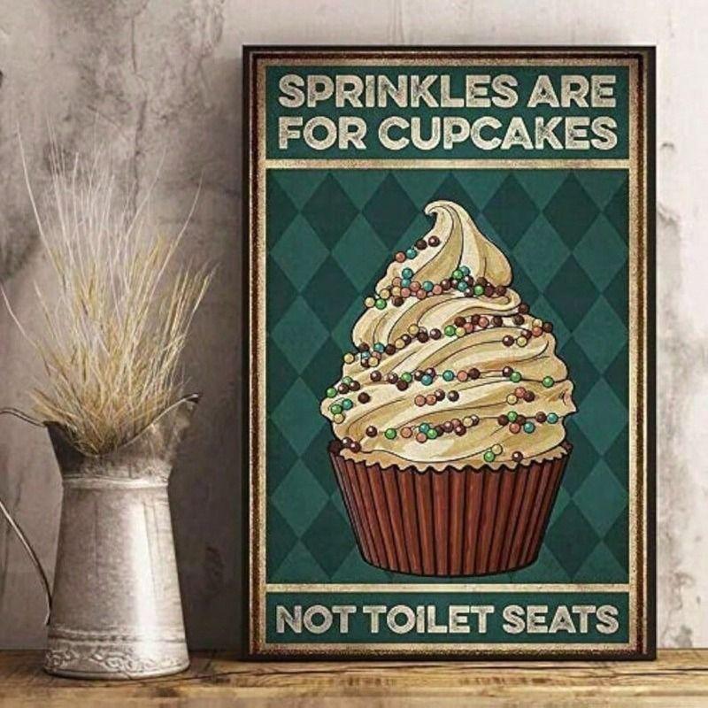 Metal Wall Art Funny Bathroom Sign Sprinkles Toilet Humor Home Decor Gift
Metal Wall Art Funny Bathroom Sign Sprinkles Toilet Humor Home Decor Gift