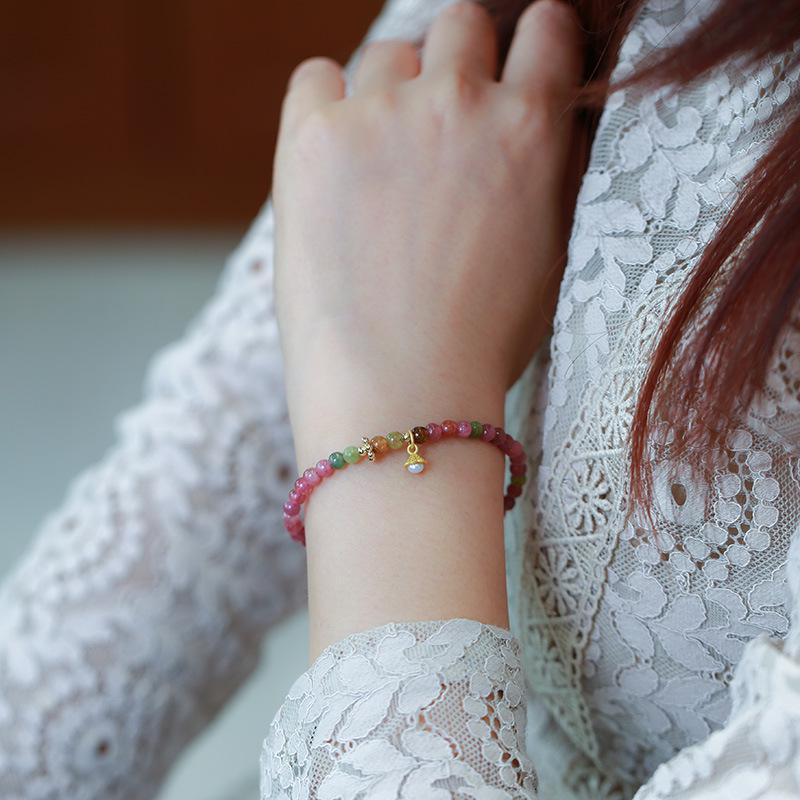 Women s 3mm Natural Tourmaline Bracelet: High-End, Trendy Jewelry for Celebrities, Perfect Gift for Besties.
Women s 3mm Natural Tourmaline Bracelet: High-End, Trendy Jewelry for Celebrities, Perfect Gift for Besties.