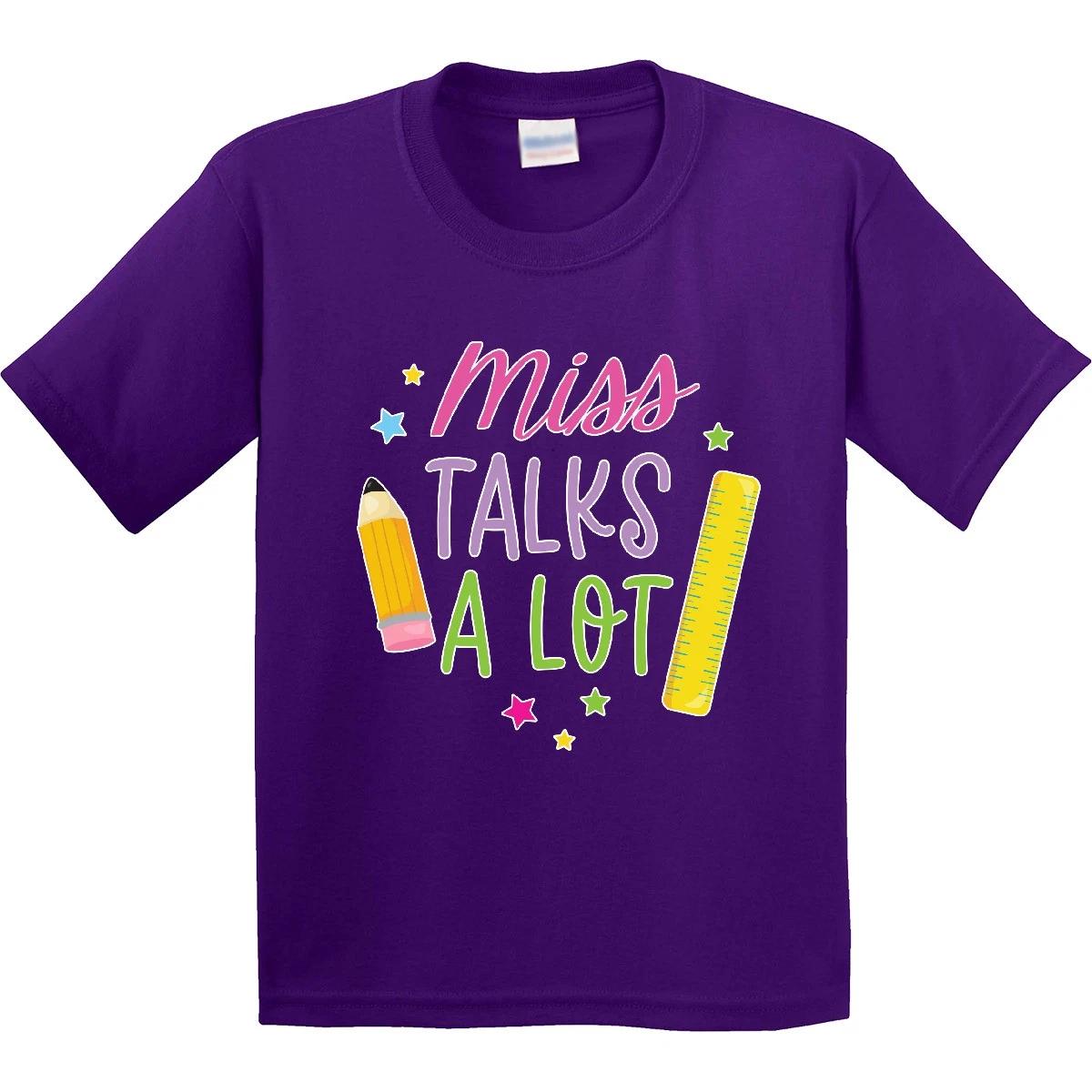 Inktastic Back To School Miss Talks A Lot Youth kids boys T-Shirt I Love Pencil Ruler Cute 100
Inktastic Back To School Miss Talks A Lot Youth kids boys T-Shirt I Love Pencil Ruler Cute 100