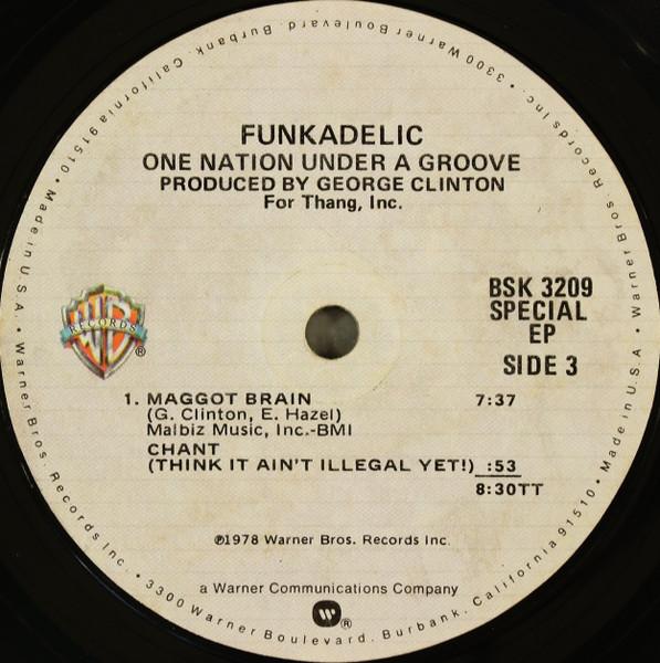 7inch Record FUNKADELIC - One Nation Under A Groove BSK3209 Warner Bros. Re 1978 US Soul/Funk Used
7inch Record FUNKADELIC - One Nation Under A Groove BSK3209 Warner Bros. Re 1978 US Soul/Funk Used
