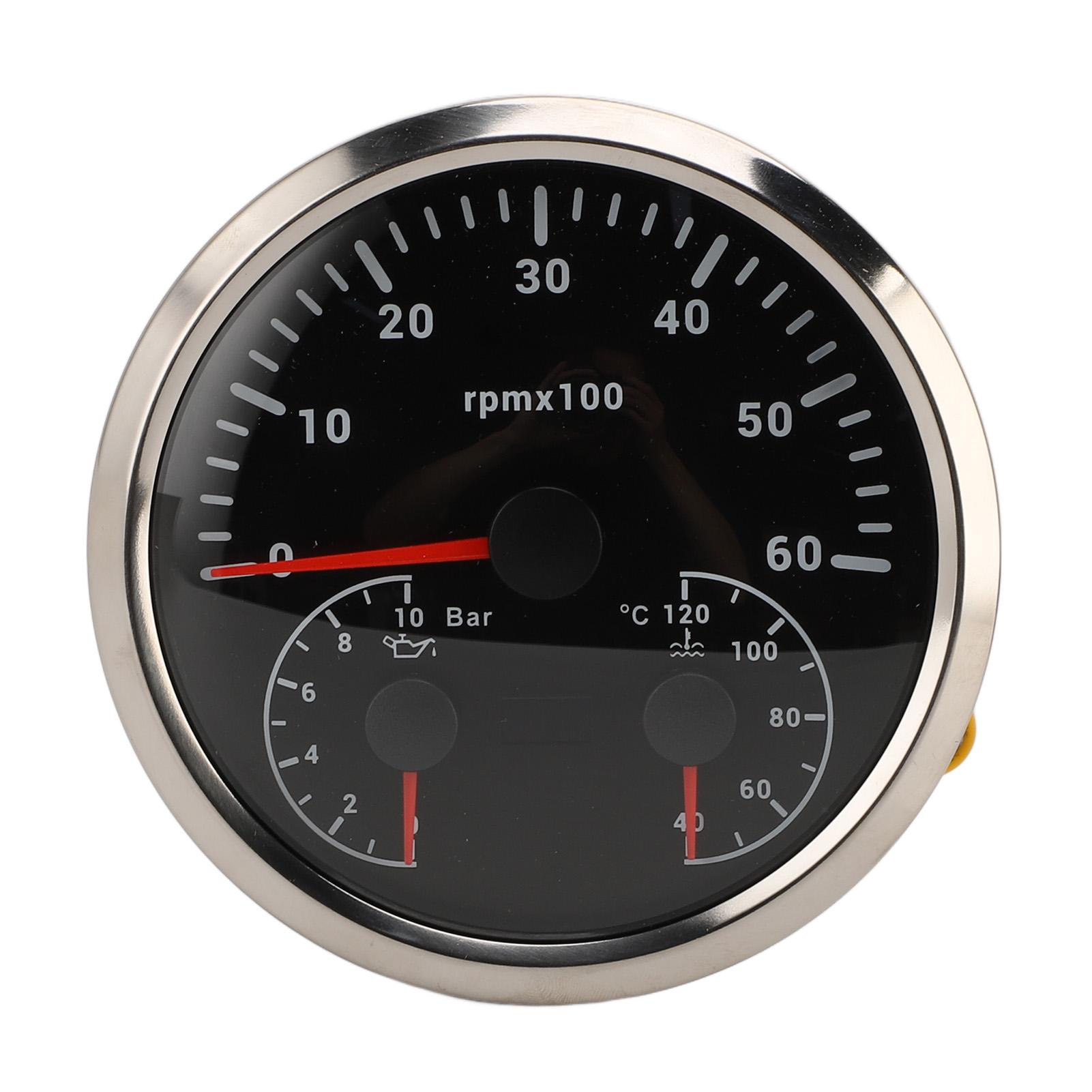 Электрический тахометр 3 в 1, датчик давления масла, датчик температуры воды, 4 3/8 дюйма, 6000 об/мин, от 0 до 10 бар, от 40 до
Электрический тахометр 3 в 1, датчик давления масла, датчик температуры воды, 4 3/8 дюйма, 6000 об/мин, от 0 до 10 бар, от 40 до